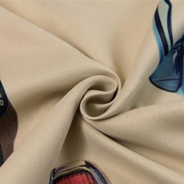 Barn Mörkläggningsgardiner Fina Tecknade Biltryck Dekoration Fönstergardiner