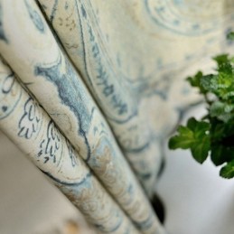 Amerikansk Vintagegardin, Måttbeställd Gardin, Magnifik Totemtryck, Vardagsrum