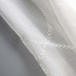 Modern, Andningsbar, Skir Gardin, Måttbeställd, Broderad Gardin, Vardagsrum, 8 Former