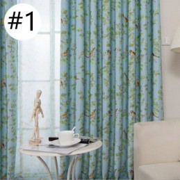 Amerikanska Mörkläggningsgardiner Med Fågelmönster, Måttbeställd Gardin, Vardagsrums- Och Sovrumsgardiner