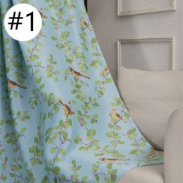 Amerikanska Mörkläggningsgardiner Med Fågelmönster, Måttbeställd Gardin, Vardagsrums- Och Sovrumsgardiner