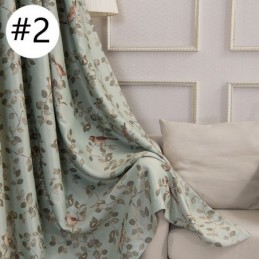 Amerikanska Mörkläggningsgardiner Med Fågelmönster, Måttbeställd Gardin, Vardagsrums- Och Sovrumsgardiner