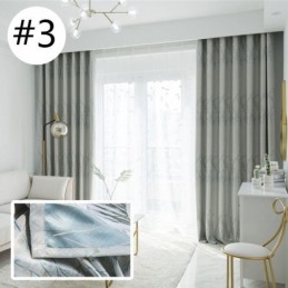 Botaniskt Tryckt Gardin Måttbeställd Gardin Värmeisolerande Energieffektiv