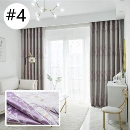 Botaniskt Tryckt Gardin Måttbeställd Gardin Värmeisolerande Energieffektiv