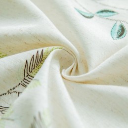 Mörkläggningsgardiner Med Tropiskt Tryck, Gröna Lövgardiner, Måttbeställda Gardiner För Sovrum