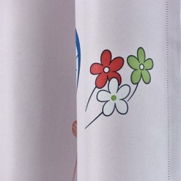 Doraemon Mönstrad Mörkläggningsgardin Måttbeställd Gardin Fönstergardiner För Barnrum