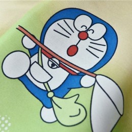 Doraemon Mönstrad Mörkläggningsgardin Måttbeställd Gardin Fönstergardiner För Barnrum