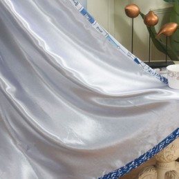 Nya Slottstryckta Gardiner Europeiska Fönstergardiner För Vardagsrum Och Sovrum