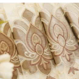 Måttbeställd Gardin Broderad I Europeisk Stil