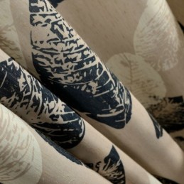 Miljöskyddsgardin Måttbeställd Gardin Bomull Och Hampa Ventilationsgardin Tryckt Fönsterbehandling