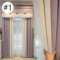 Mörkläggningsgardin I Enfärgad Design, Måttbeställd Gardin För Vardagsrum