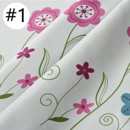 Mönstrad Gardin Med Tecknad Flicka, Måttbeställd, Värmeisolerande Mörkläggningsgardin För Barnrum