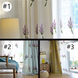 Gardin I Bomull Och Linne, Måttbeställd Gardin, Minimalistisk Broderi