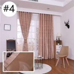 Lövtryckta Mörkläggningsgardiner I Tyg För Vardagsrum