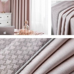 Hemgardin Måttbeställd Gardin Nordisk Stil Enfärgad