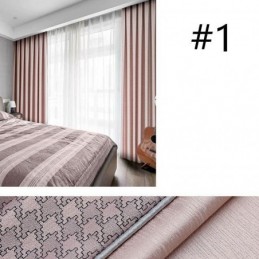 Hemgardin Måttbeställd Gardin Nordisk Stil Enfärgad