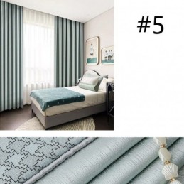 Hemgardin Måttbeställd Gardin Nordisk Stil Enfärgad