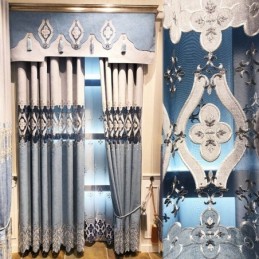 Måttbeställd Chenillegardin...