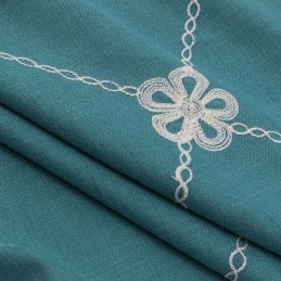 Modern Måttbeställd Gardin I Bomull Med Diamantgitter