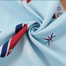 Mörkläggningsgardiner För Barn, Tecknade Skeppsmönster, Måttbeställda Gardiner För Barns Sovrum