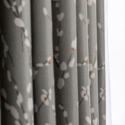 Modern Gardin Måttbeställd Gardin Blommönster Hem