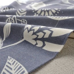 Modern Måttbeställd Gardingardin Bomullsväxter Tryckta