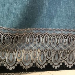 Chenillegardin Måttbeställd Gardin Modern Broderad Vardagsrum