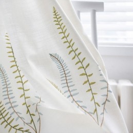 Nordisk Gardin Måttbeställd Gardinbladmönster Hem