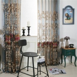 Lyxig Transparent Gardin,...