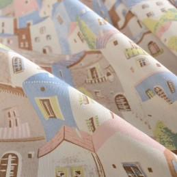 Nordisk Gardin Måttbeställd Gardin Bomullsstadstryck