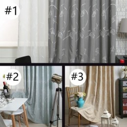 Nordisk Gardin Måttbeställd Gardin Bomullslövbroderi