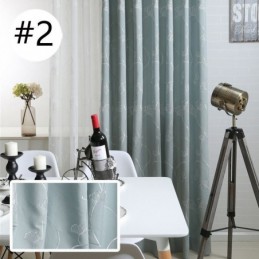 Nordisk Gardin Måttbeställd Gardin Bomullslövbroderi