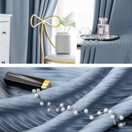 Hemgardin Måttbeställd Gardin Nordisk Stil Enfärgad