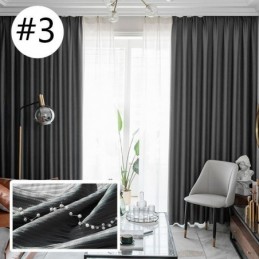 Hemgardin Måttbeställd Gardin Nordisk Stil Enfärgad