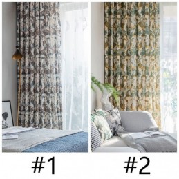 Modern Gardin Måttbeställd Gardin Bomull Enkel Stil