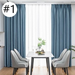 Hemgardin Måttbeställd Gardin Nordisk Stil Enfärgad