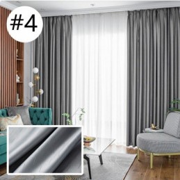 Hemgardin Måttbeställd Gardin Nordisk Stil Enfärgad