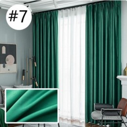 Hemgardin Måttbeställd Gardin Nordisk Stil Enfärgad