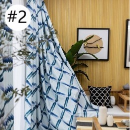 Modern Gardin Måttbeställd Gardin Gittertryck Hem