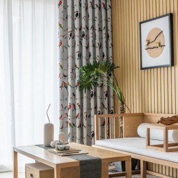 Modern Gardin Måttbeställd Gardin Djurtryck Hem