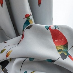 Modern Gardin Måttbeställd Gardin Djurtryck Hem