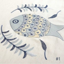 Broderad Mörkläggningsgardin Måttbeställd Gardin Barnrum Minimalistisk Mörkläggningsgardin