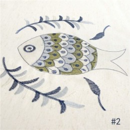 Broderad Mörkläggningsgardin Måttbeställd Gardin Barnrum Minimalistisk Mörkläggningsgardin