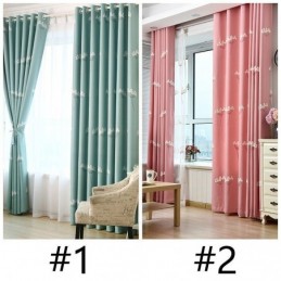 Nordisk Gardin Måttbeställd Gardin Minimalistisk Blombroderi