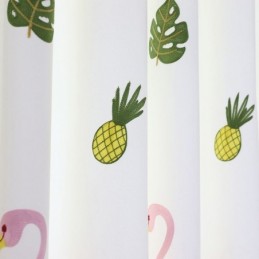 Broderad Flamingogaridå Måttbeställd Gardin Halvtransparenta Skira Gardiner För Vardagsrum/Sovrum