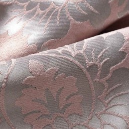 Måttbeställd Gardin För Europeisk Lantlig Stil, Rosa Jacquard, Mörkläggningstyg För Sovrum
