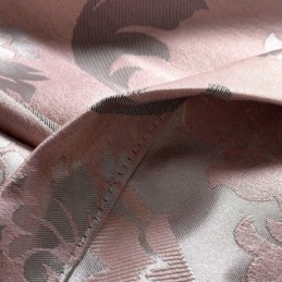 Måttbeställd Gardin För Europeisk Lantlig Stil, Rosa Jacquard, Mörkläggningstyg För Sovrum