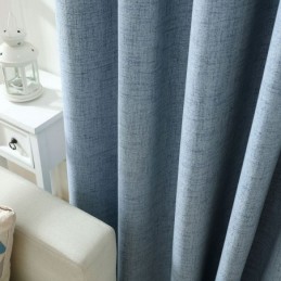 Modern Enkel Gardin Måttbeställd Gardin Enfärgad Vattentät Vardagsrum Kontor Mörkläggningsgardin Tyg
