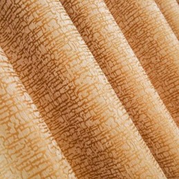 Amerikansk Abstrakt Stil, Måttbeställd Gardin, Brunt Geometriskt Mönster, Chenille- Och Jacquardtyg, Mörkläggningsgardin