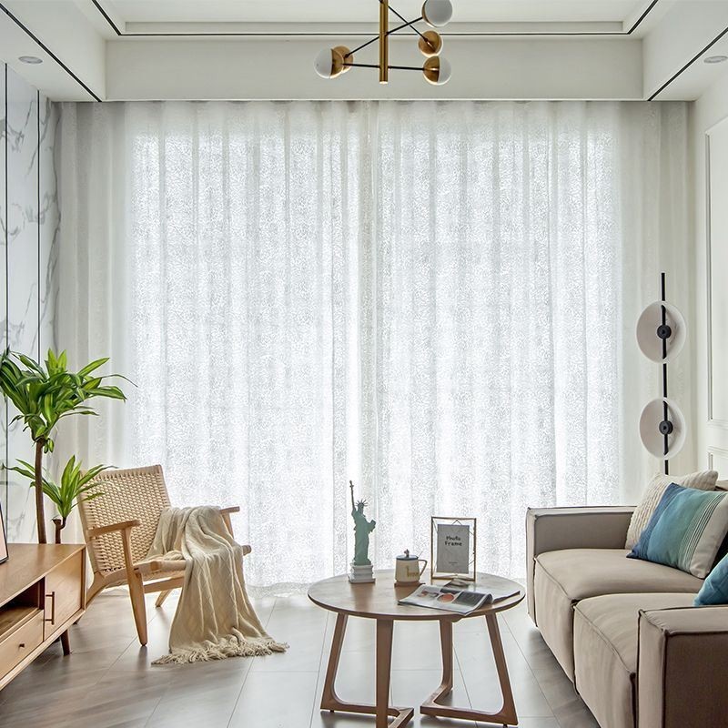 Nordiska Tyllgardiner, Eleganta Vita Voilegardiner, Måttbeställda Gardinpaneler För Vardagsrum